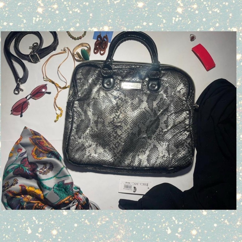 Betsy Johnson bag with accessories 🖤🖤🖤